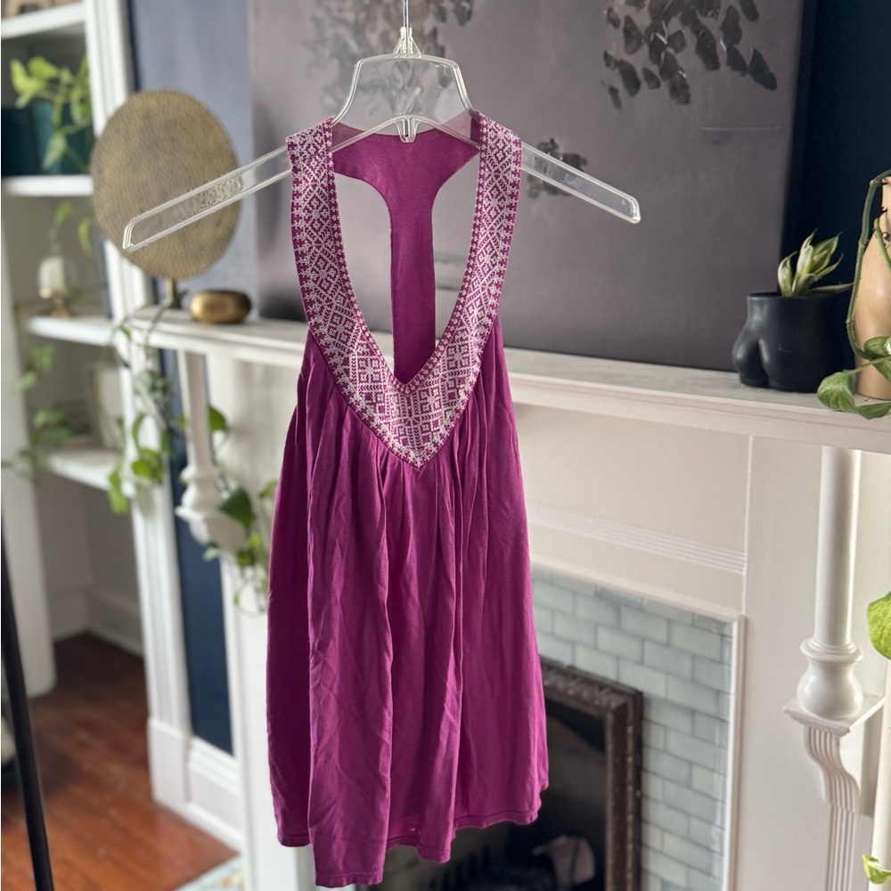 Purple Sleeveless Dress